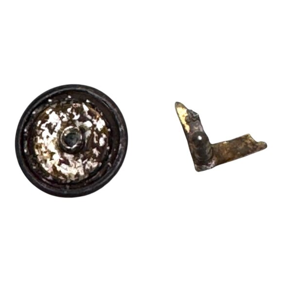 Vintage Masonic Compass 14k Gold Antique Decorative Button Pin Mason 0.96g - Picture 6 of 8